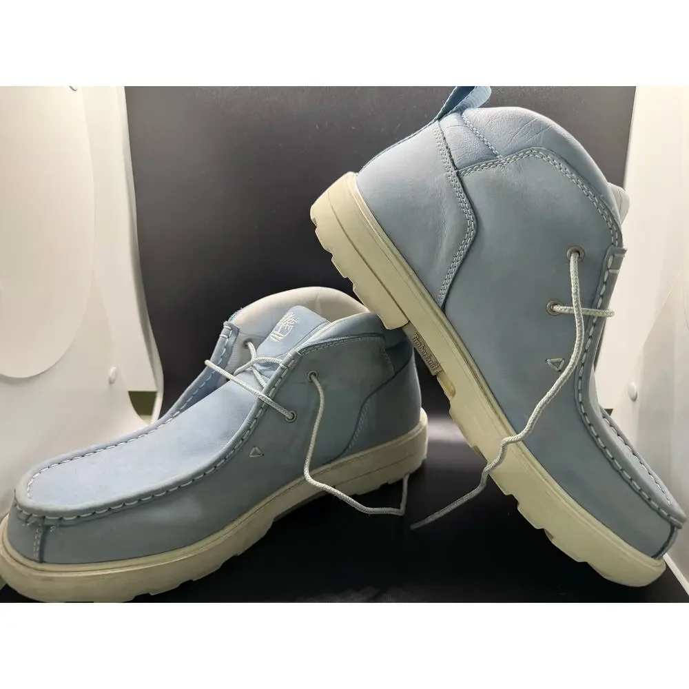 Light Blue Mens Timberland Boots Size 10M 45514